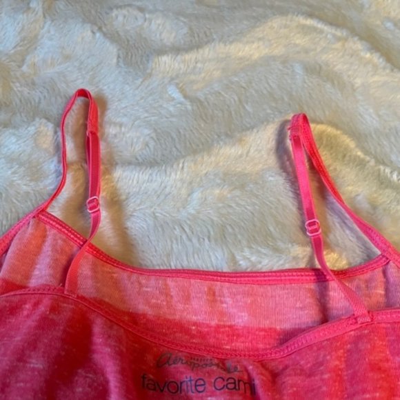 2/$30 Aeropostale Pink Favorite Cami Tank Top Ladies Junior Size XS - Picture 9 of 12